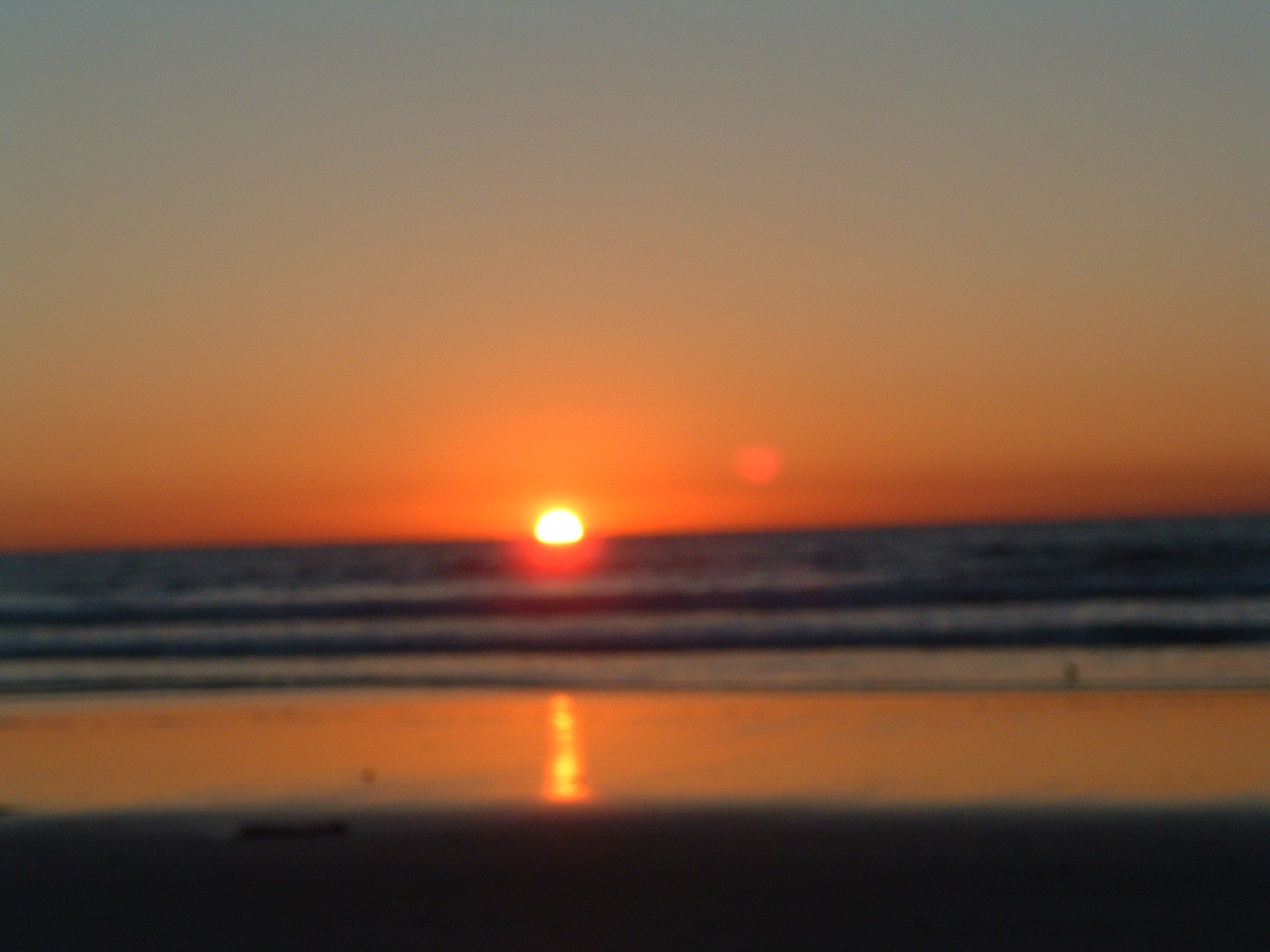 Sunset at Del Mar beach California