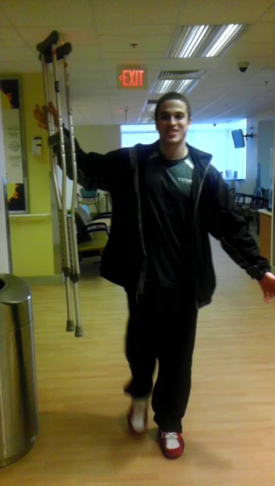 walking without crutches 4 months later