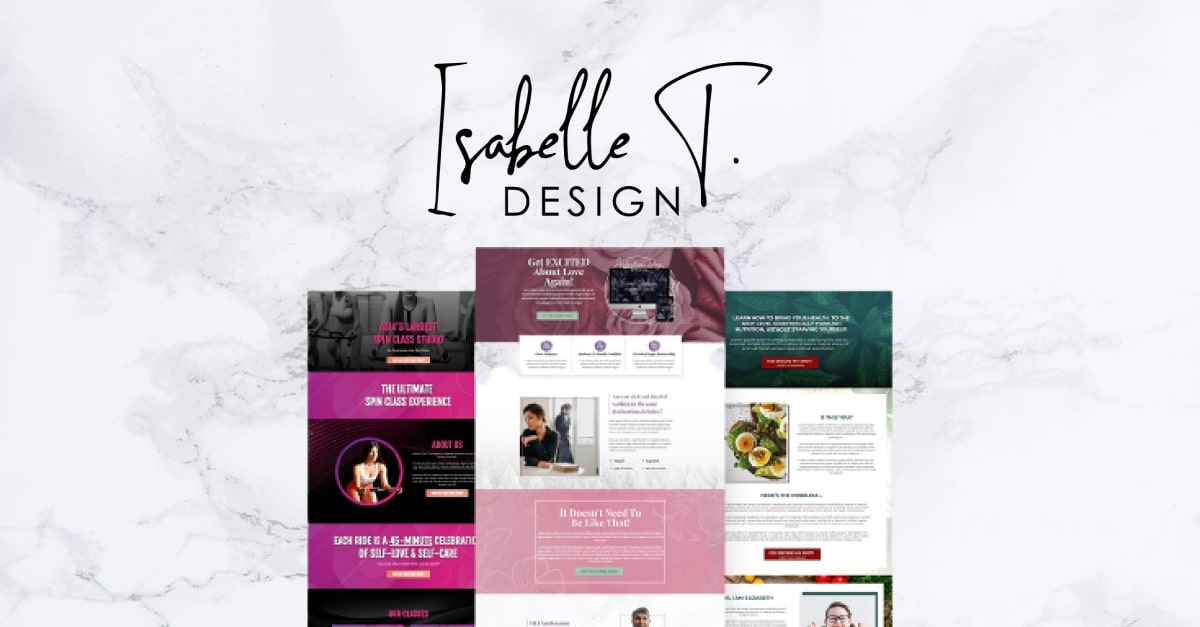 Isabelle T. Design | Funnel & Branding Website Design