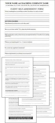 Client Self-Assessment Form