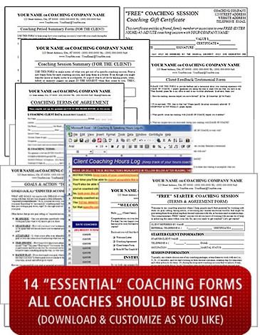 Coaching Client Forms by Bart Smith