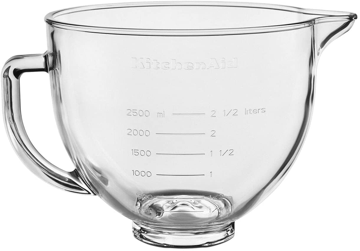 KitchenAid 5-Quart Poppy Ceramic Bowl | Fits 4.5-Quart & 5-Quart KitchenAid  Tilt-Head Stand Mixers
