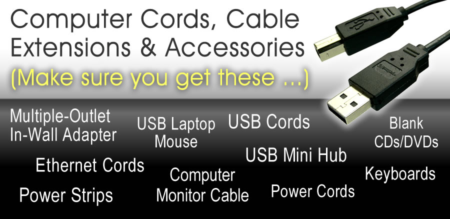 Computer Cords, Cable Extensions & Accessories Video Tutorials by Bart Smith