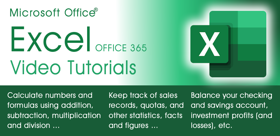 Microsoft Office Excel Video Tutorials by Bart Smith