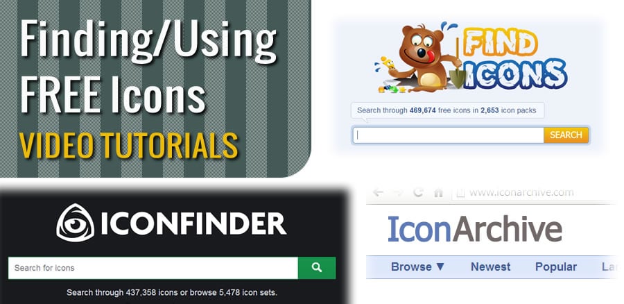 Finding Icons Online Video Tutorials by Bart Smith