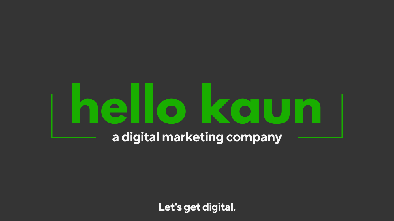 Hello Kaun hello marketing website banner 