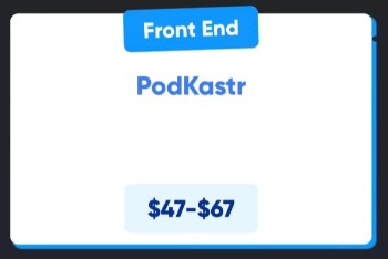 one time offer FRONT END: Podkastr Commercial