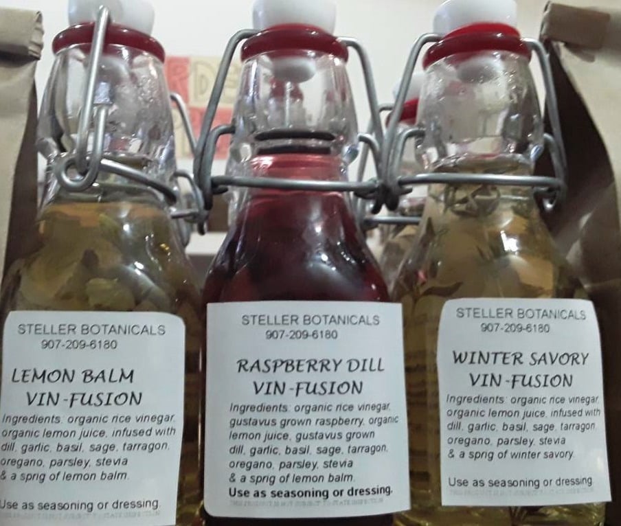 herb infused vinegars