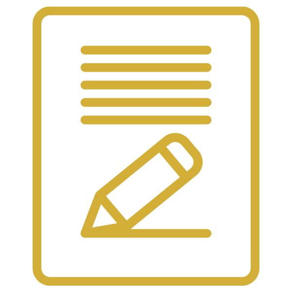 Content or writing icon