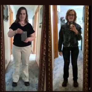 Kathy Micheel - before and after