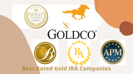 Logos Of The Best Rated Gold IRA Companies