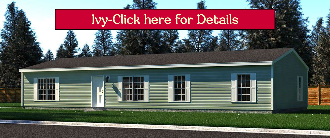 Ivy | double wide mobile home for sale exterior