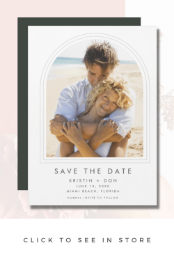 Modern Arch Magnetic Save the Date