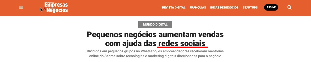 Reportagem sobre a profissão