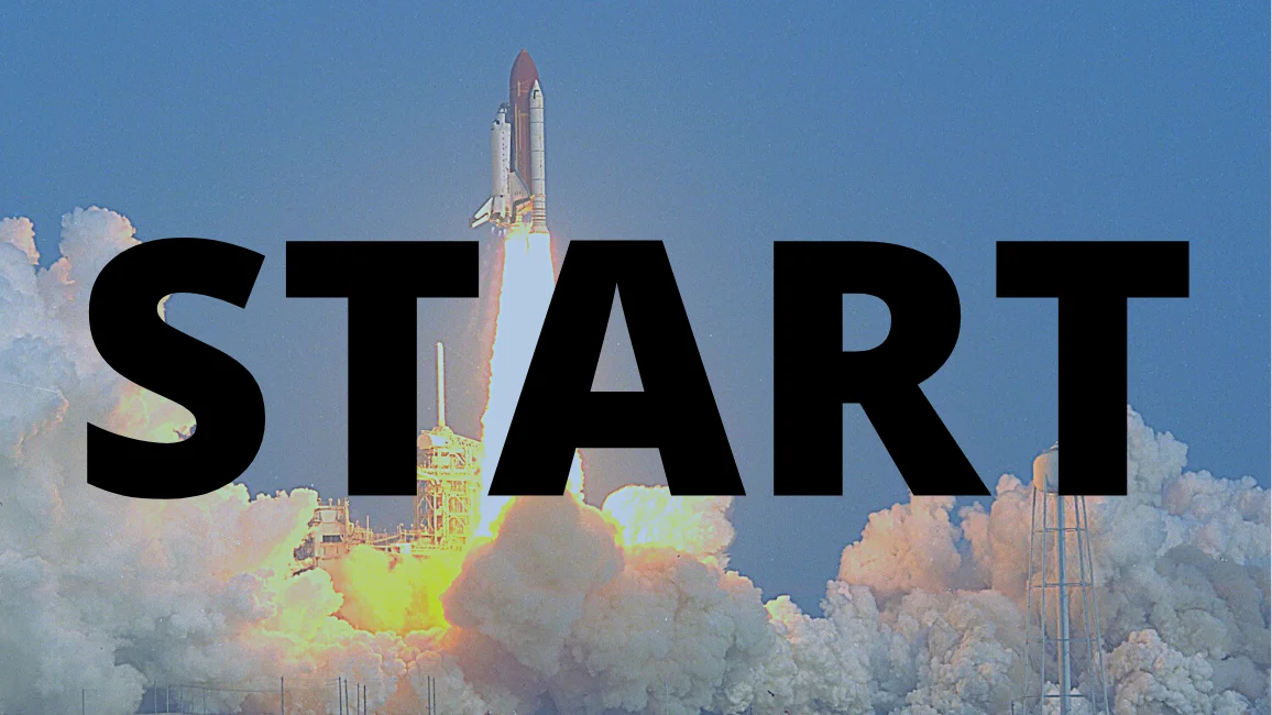Image of the word START