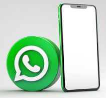 whatsapp logo and phone