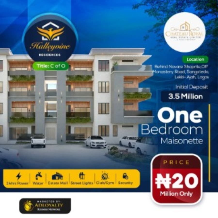 Halleyvine residence one Bedroom maisonete