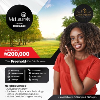 MACLAURELS, IGBOLA,EPE, LAGOS