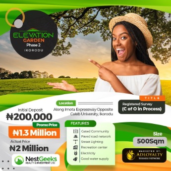 ELEVATION GARDEN, PHASE 2 IKORODU
