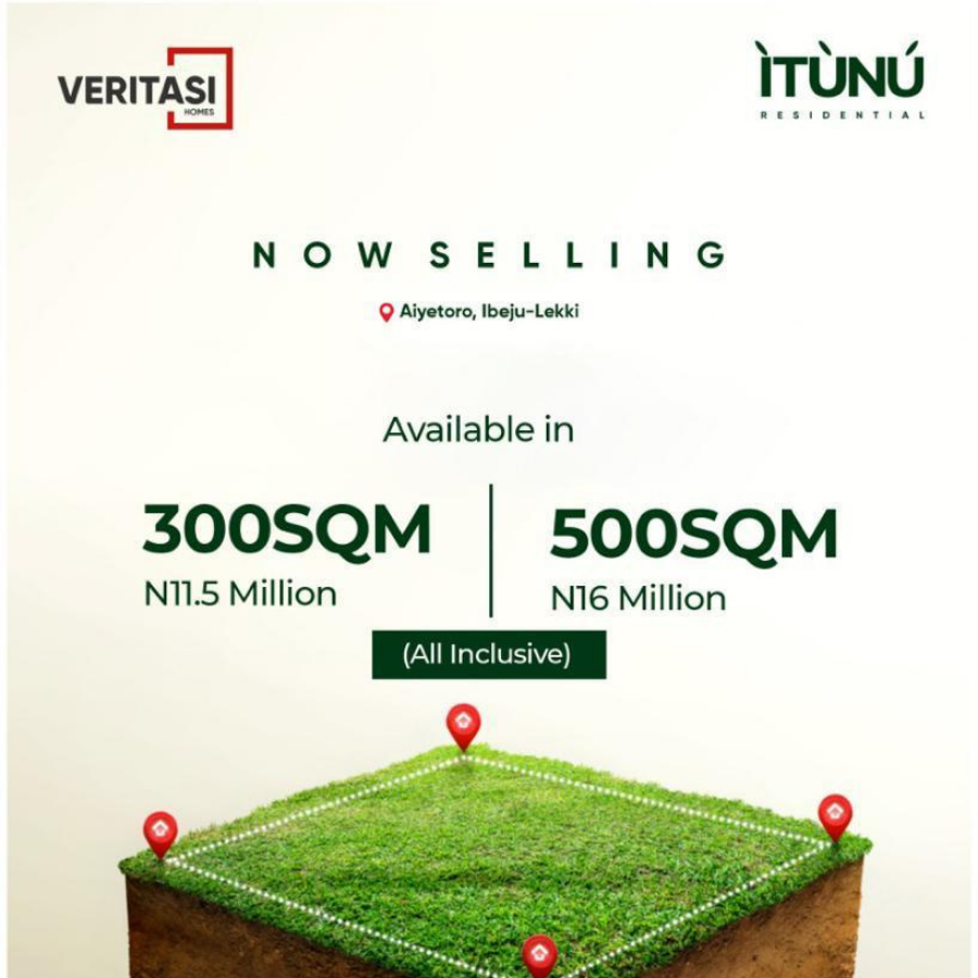 ITUNU RESIDENTIAL, AIYETORO, IBEJU-LEKKI LGA, LEKKI-EPE EXP