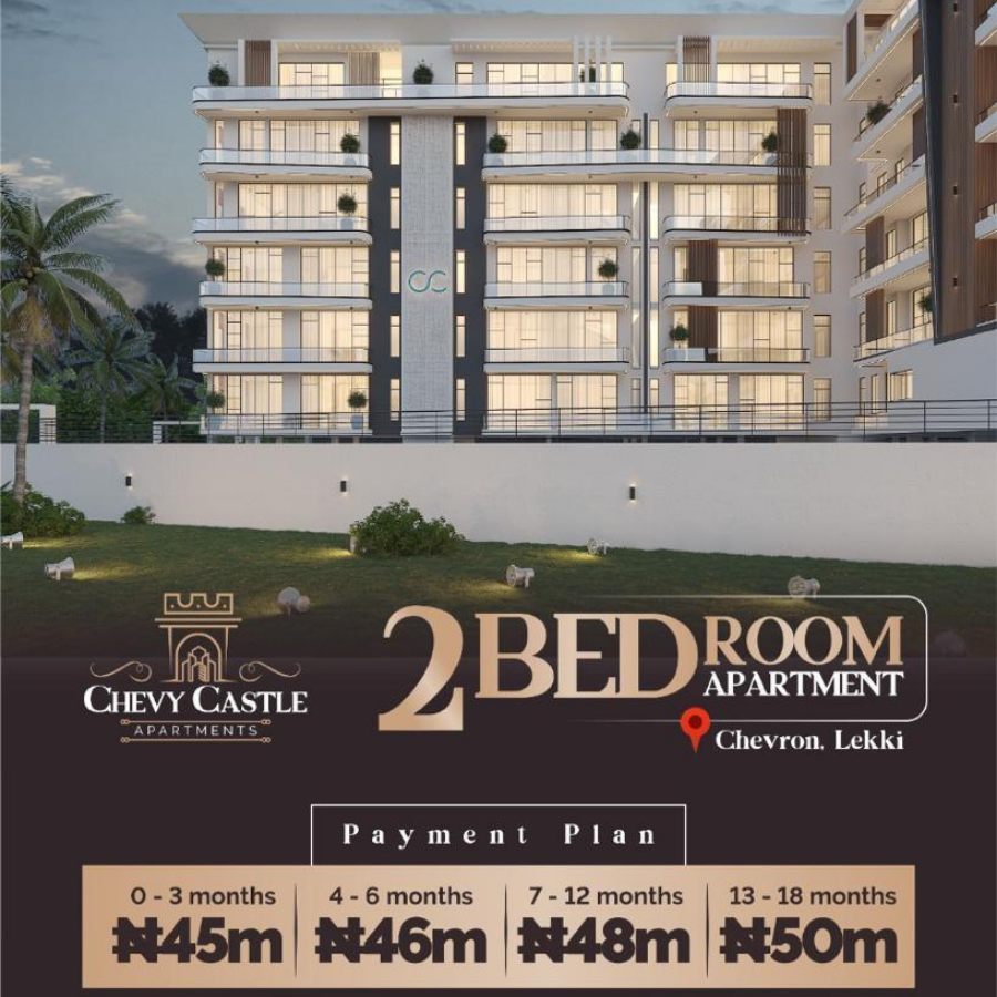 CHEVY CASTLE APARTMENT, CHEVRON, LEKKI.