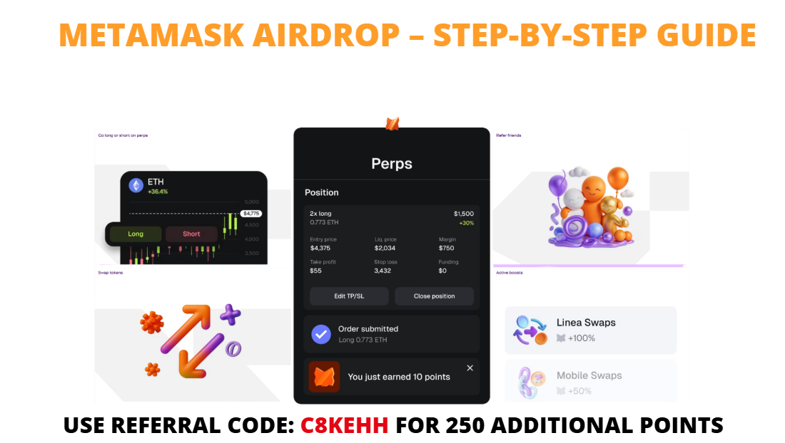 Metamask Airdrops Referral Code Bonus