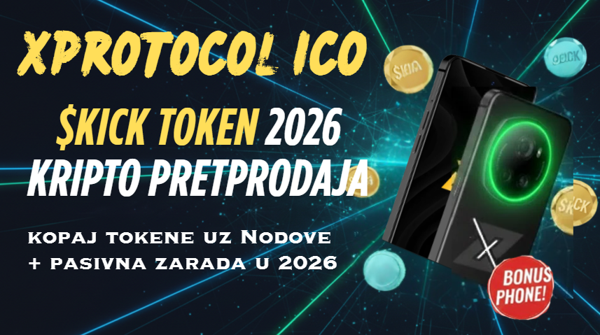 XProtocol Nove Kriptovalute - Kripto Presale - Koje Kritpovalute Kupiti u 2026