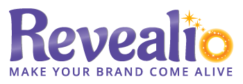 REVEALiO logo - Make Your Brand COME ALIVE!