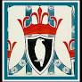 Maisonette de Madness heraldic falcon crest logo