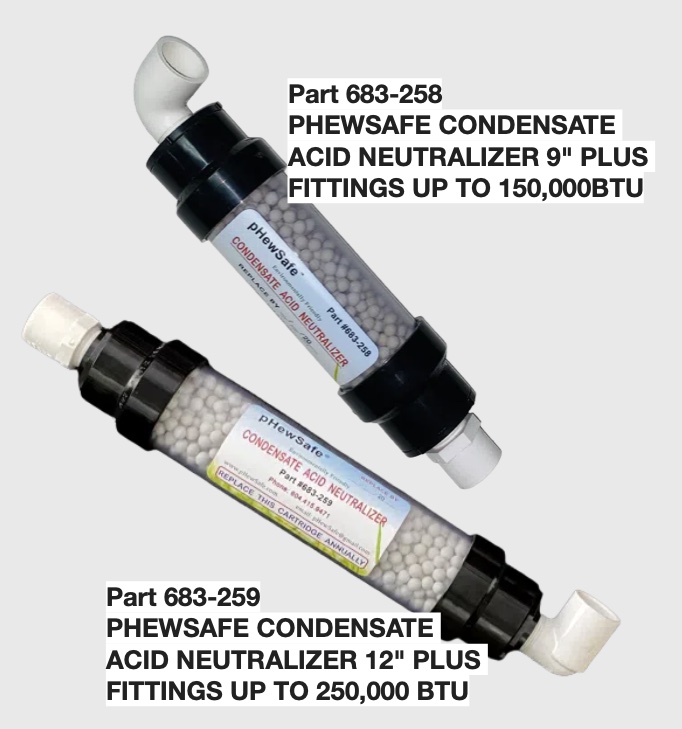 pHewsafe acid neutralizer 2 sizes