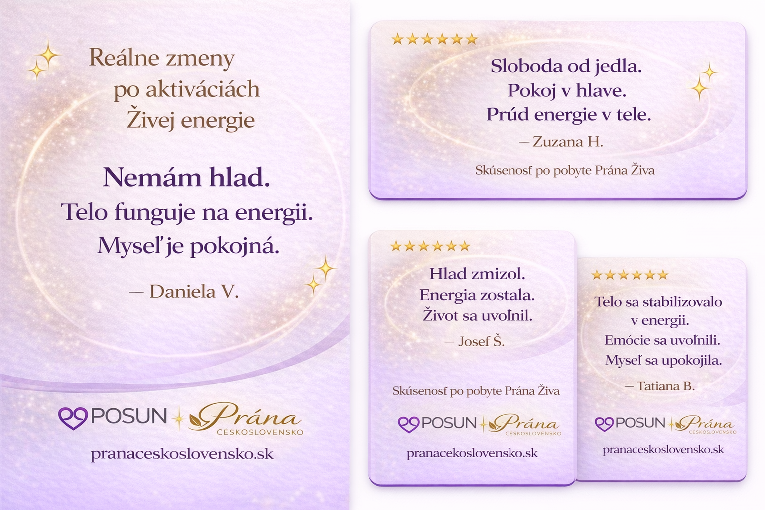 Skúsenosti účastníkov po pobyte Prána Živa