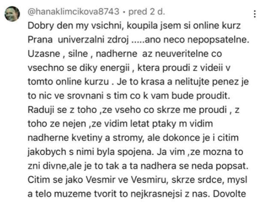 Screenshot referencie
